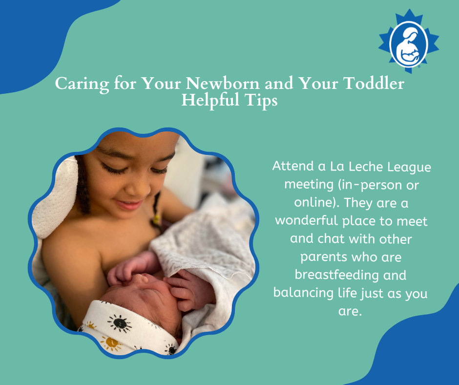 Toddler and Newborn