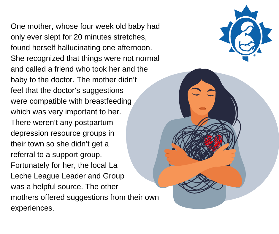 Baby Blues, PPD, PPA, PPOCD, and Postpartum PTSD La Leche League