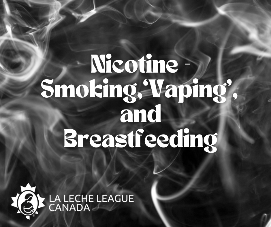 smoking, vaping, nicotine and breastfeeding