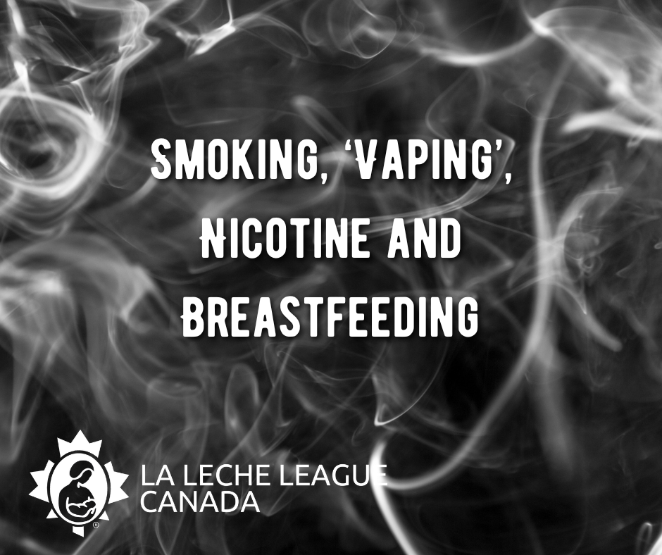 smoking, vaping, nicotine and breastfeeding