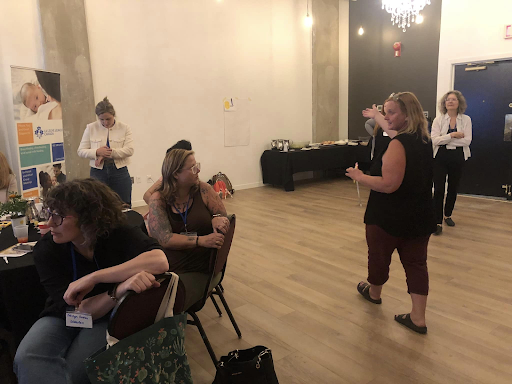 Wendy Jolliffe leading the CSD session AB Day