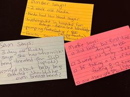 role playing cards with scenarios to practise communication skills AB Day