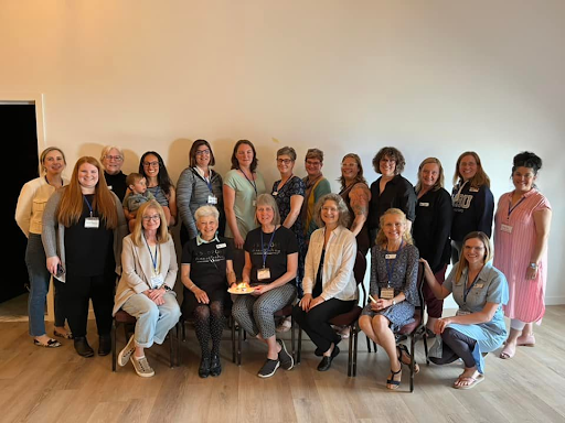 La Leche League Canada AB/NWT Leaders at the 2023 L/LA Day in Calgary, Alberta AB Day